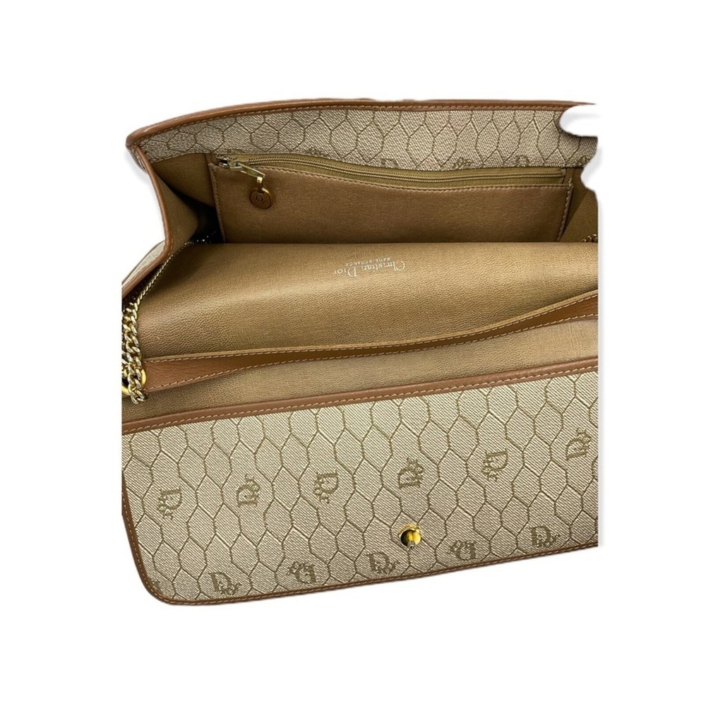 Vintage‎ Dior honeycomb clutch with chain - Picture 10 of 14